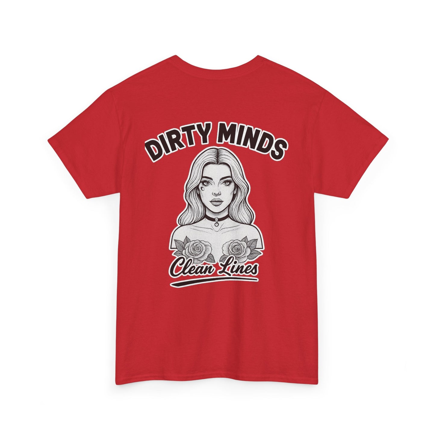 ‘Dirty Minds Clean Lines’ T-Shirt - Deadcorative Graphic Tee