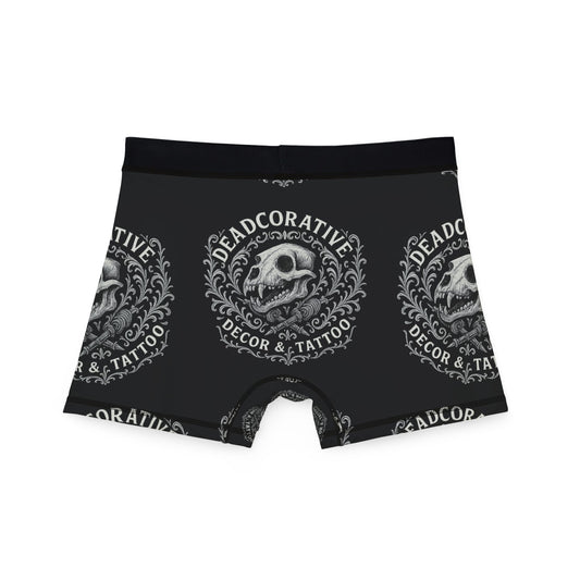 Vintage Deadcorative Logo Men's Boxers — Retro Boxer Briefs
