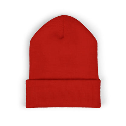 Embroidered 'Deadcorative' Classic Cuffed Beanie — Minimal Logo Knit Hat