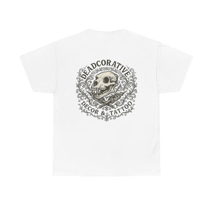DeadCorative Logo Tee — “Deadcorative Decor & Tattoo” Graphic T-Shirt