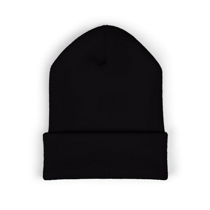 Embroidered 'Deadcorative' Classic Cuffed Beanie — Minimal Logo Knit Hat