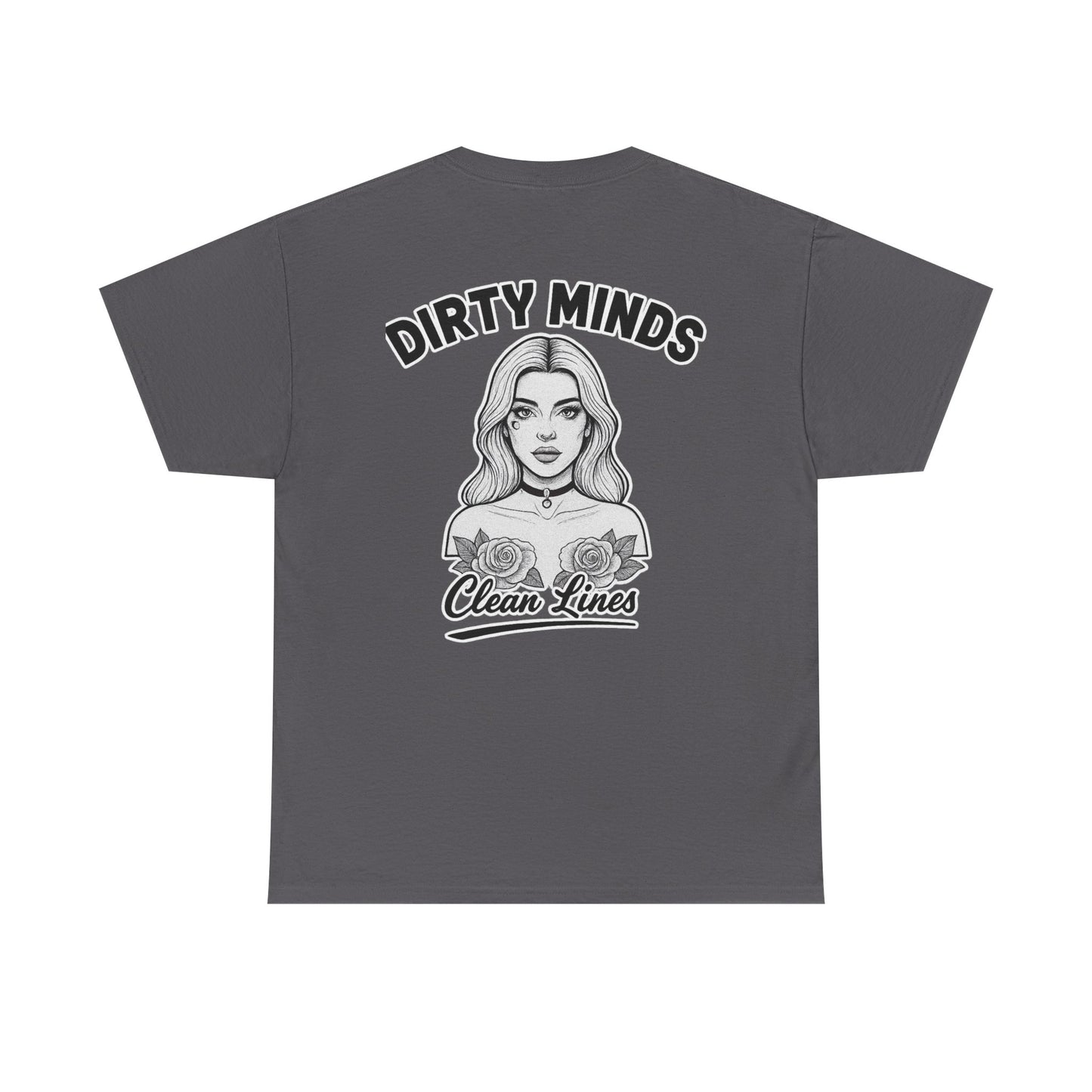 ‘Dirty Minds Clean Lines’ T-Shirt - Deadcorative Graphic Tee