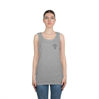 Deadcorative Logo Tank Top — "Deadcorative Decor & Tattoo" Chest & Back Print