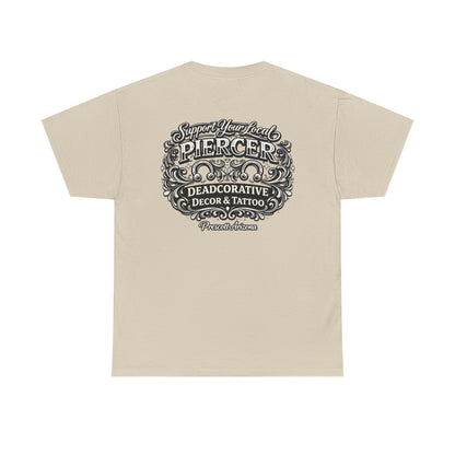 'Support Your Local Piercer' Graphic T‑Shirt — Deadcorative graphic T-Shirt
