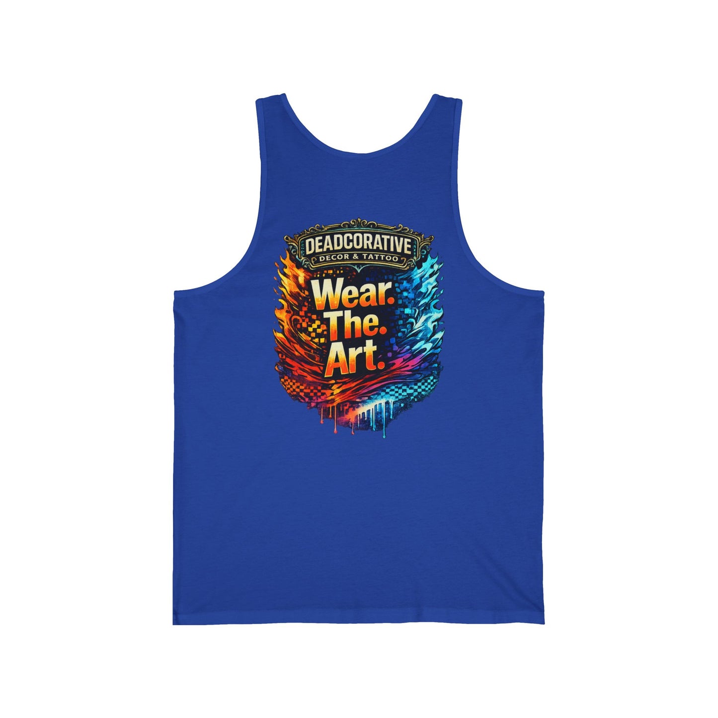 ‘Wear. The. Art.’ Tank Top — Deadcorative Graphic Tank Top