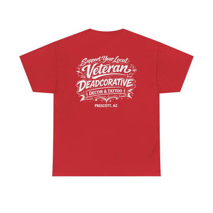 'Support Your Local Veteran' Graphic Tee — Deadcorative Graphic T-Shirt