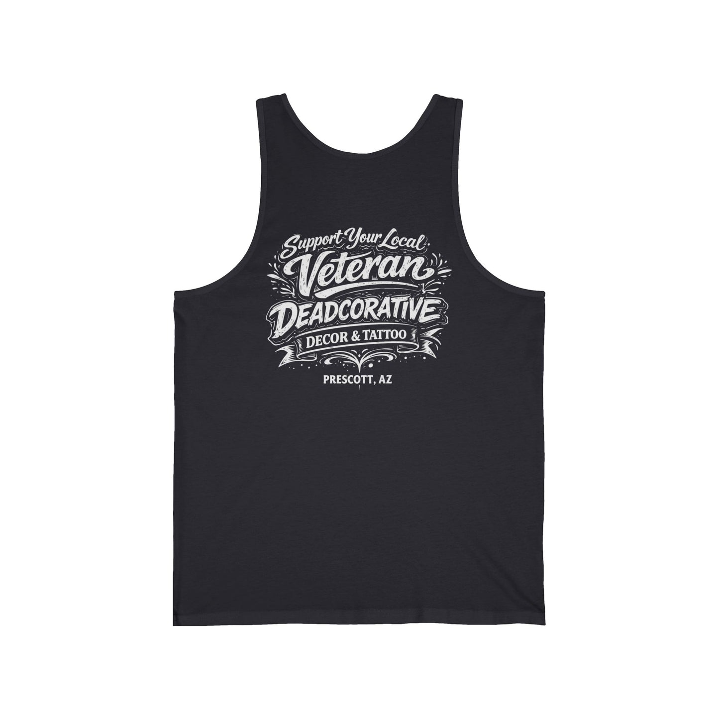 'Support Your Local Veteran' Graphic Tank Top — Deadcorative Graphic Tank Top
