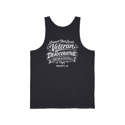 'Support Your Local Veteran' Graphic Tank Top — Deadcorative Graphic Tank Top