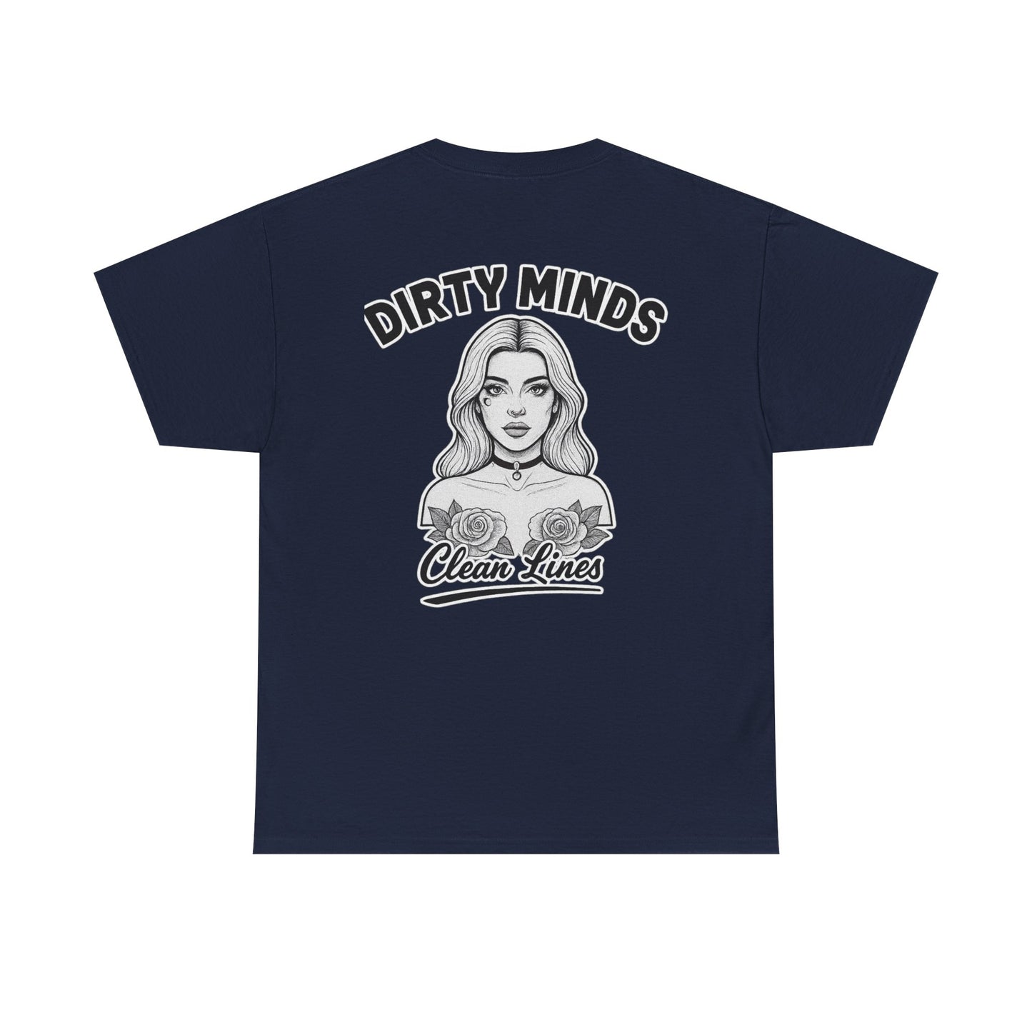 ‘Dirty Minds Clean Lines’ T-Shirt - Deadcorative Graphic Tee