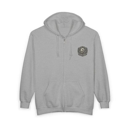 'Trust The Process' Zip Hoodie —  DeadCorative Graphic Zip Up Jacket