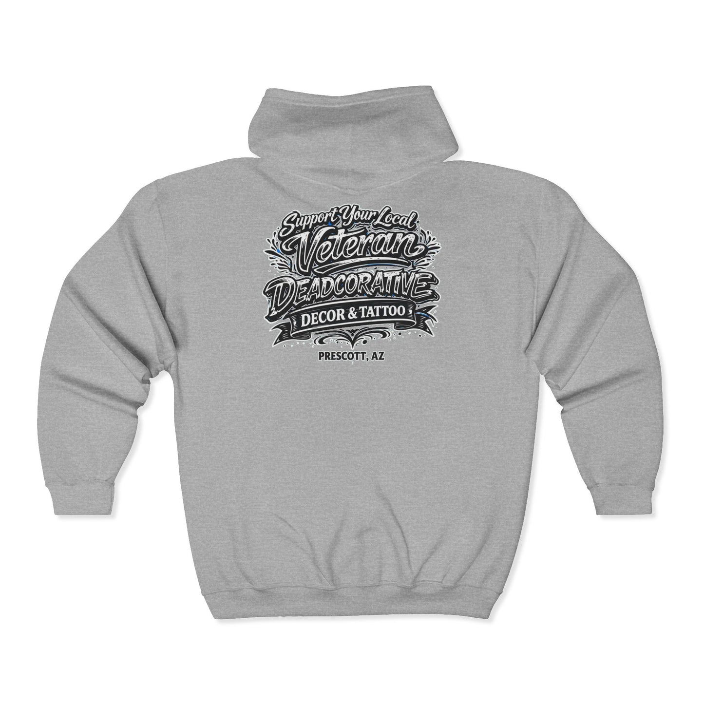 'Support Your Local Veteran' Graphic Jacket — Deadcorative Jacket