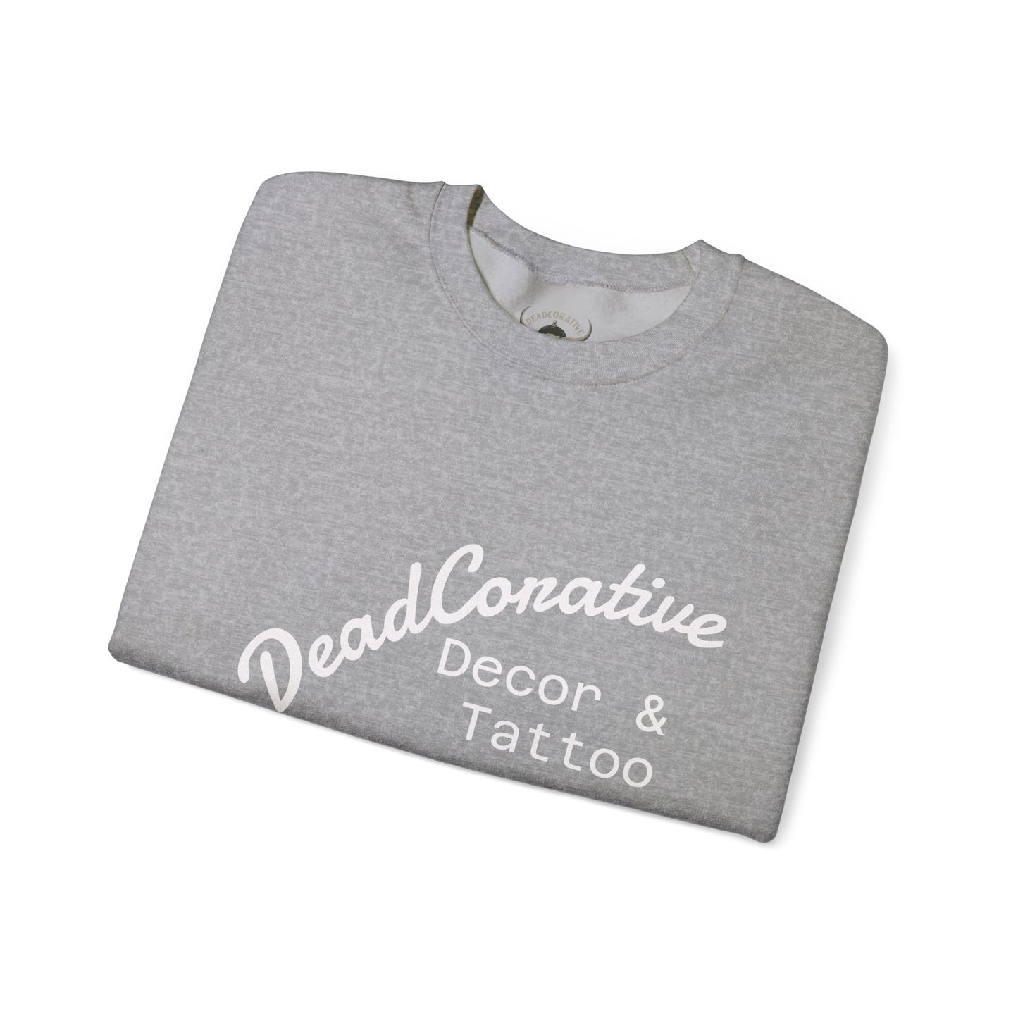 "Deadcorative Decor & Tattoo" Logo Crewneck Sweatshirt