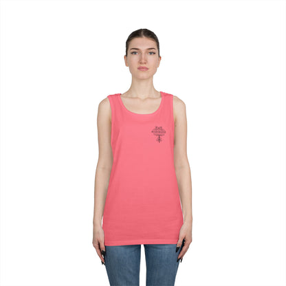 Deadcorative Logo Tank Top — "Deadcorative Decor & Tattoo" Chest & Back Print