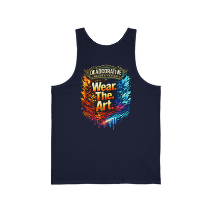 ‘Wear. The. Art.’ Tank Top — Deadcorative Graphic Tank Top