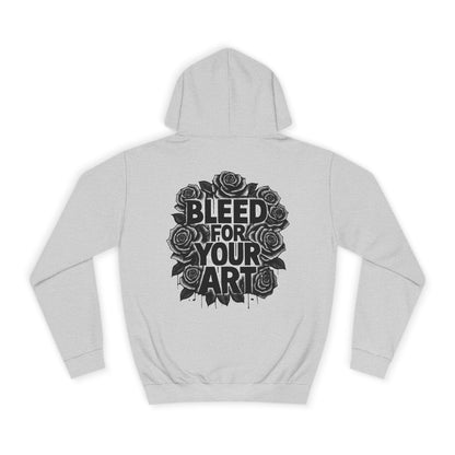 Bleed For Your Art Hoodie — Deadcorative Graphic Pullover Hoodie