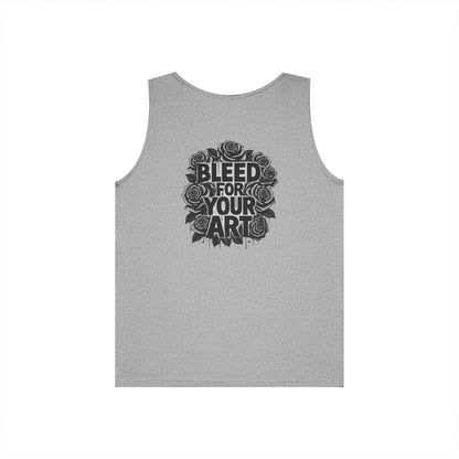 'Bleed For Your Art' Tank Top — Deadcorative Graphic Tank Top