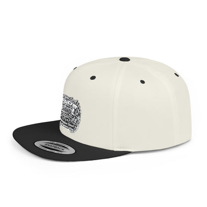 ‘Support Your Local Bar’ Flat Bill SnapBack Hat - Deadcorative Flat Bill Snapback Hat