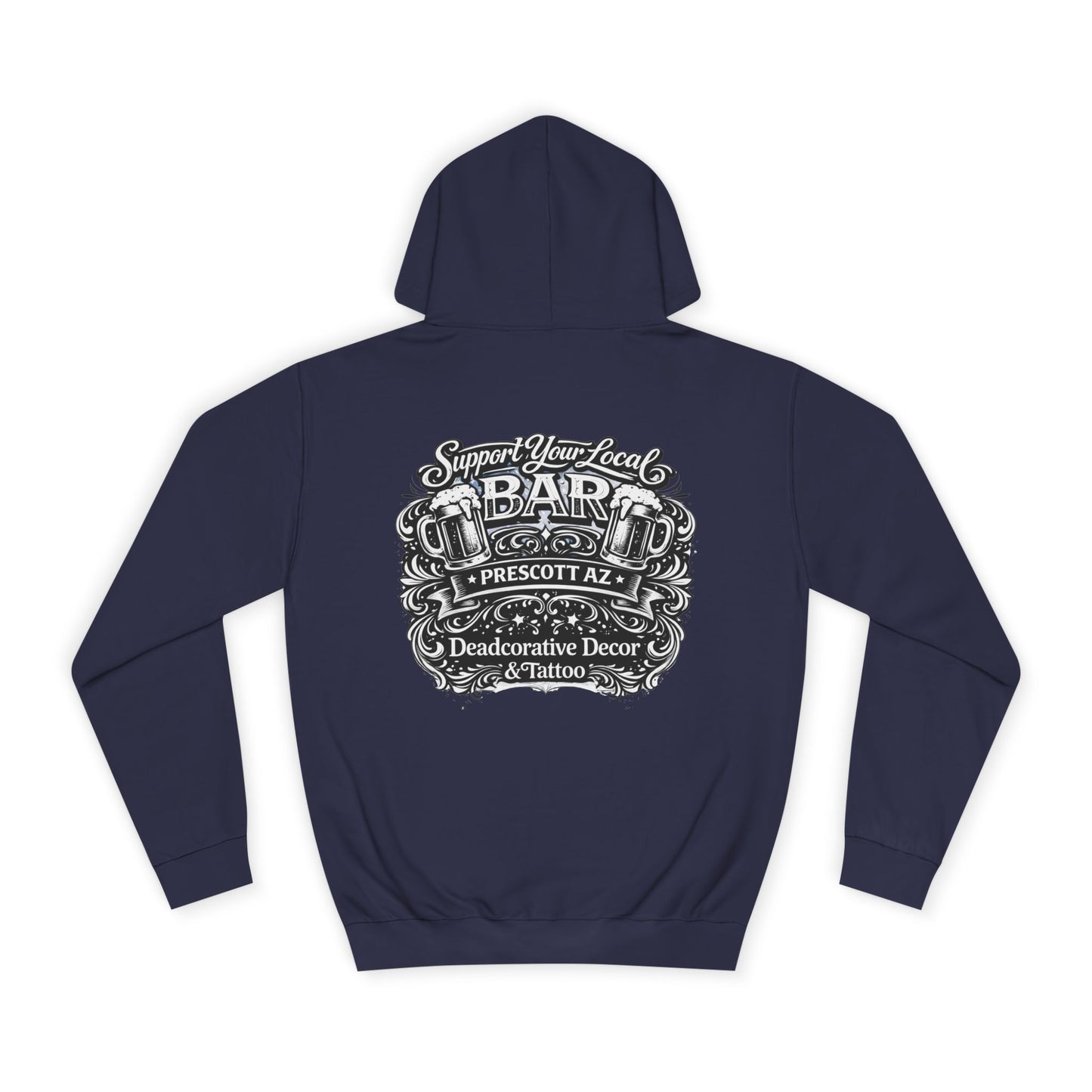 'Support Your Local Bar' Graphic — Deadcorative Graphic Pullover Hoodie