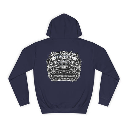 'Support Your Local Bar' Graphic — Deadcorative Graphic Pullover Hoodie