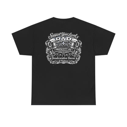 'Support Your Local Bar' Graphic T-Shirt - Deadcorative Graphic T-Shirt