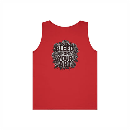 'Bleed For Your Art' Tank Top — Deadcorative Graphic Tank Top