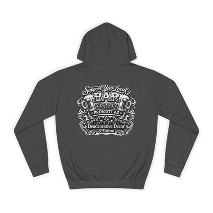 'Support Your Local Bar' Graphic — Deadcorative Graphic Pullover Hoodie
