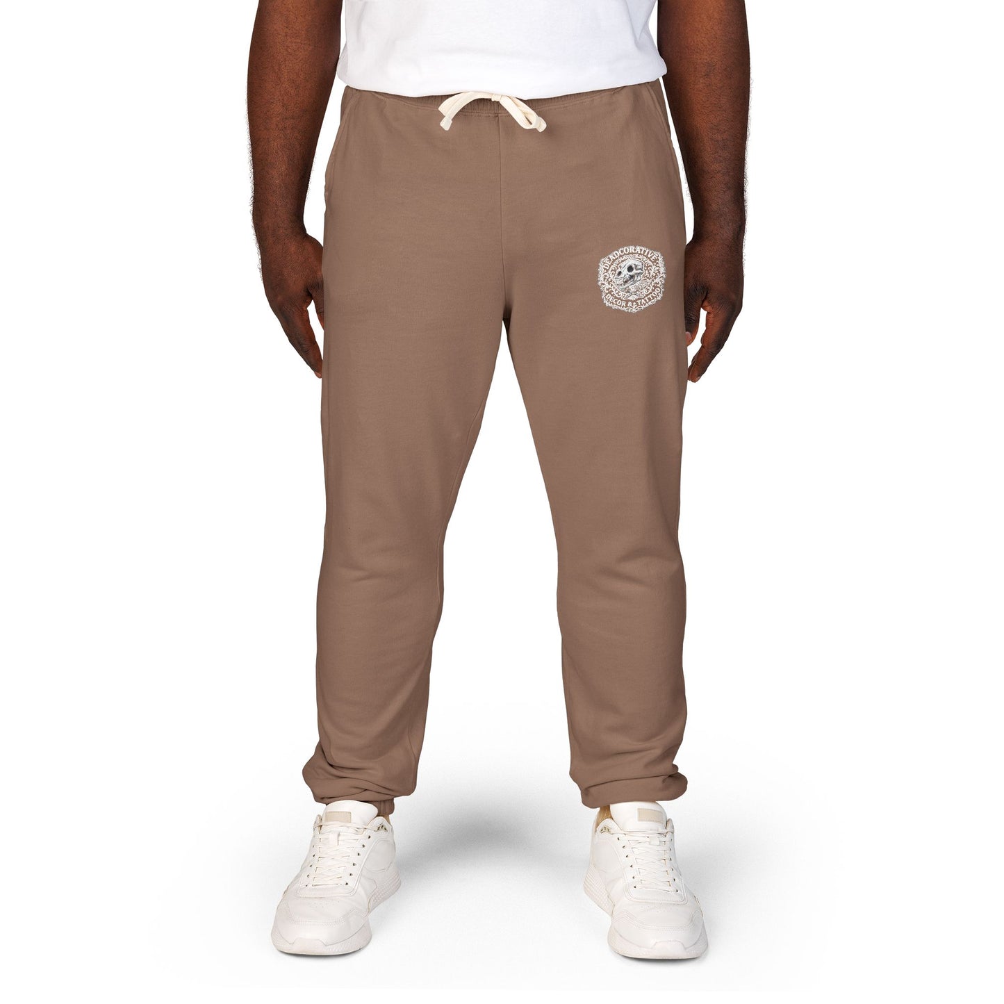 DeadCorative Logo Fleece Sweatpants — DeadCorative Logo Graphic Joggers
