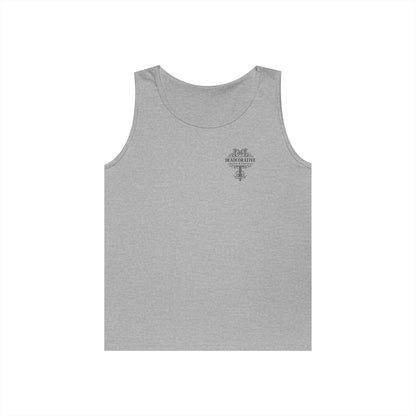 Deadcorative Logo Tank Top — "Deadcorative Decor & Tattoo" Chest & Back Print