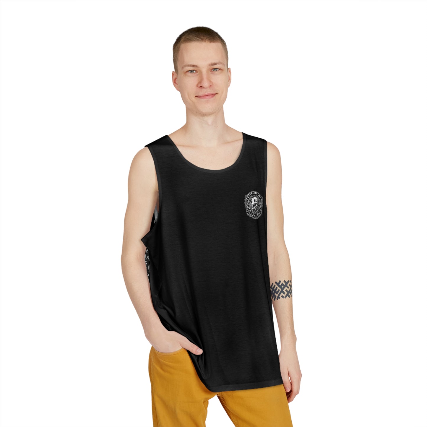 DeadCorative Logo Tank Top — DeadCorative Decor & Tattoo Graphic Tank
