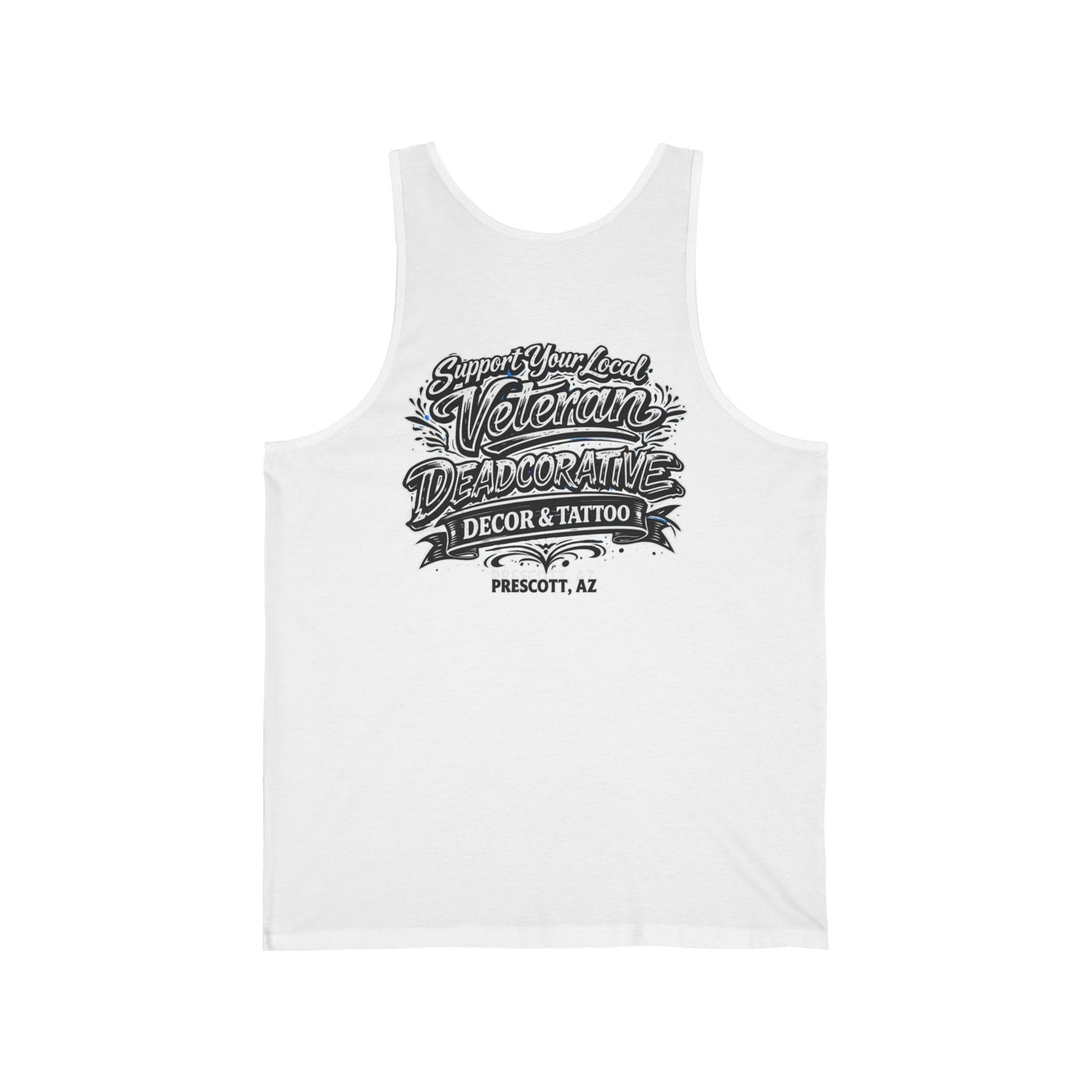 'Support Your Local Veteran' Graphic Tank Top — Deadcorative Graphic Tank Top