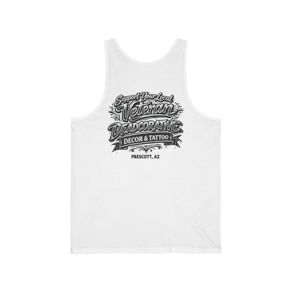 'Support Your Local Veteran' Graphic Tank Top — Deadcorative Graphic Tank Top