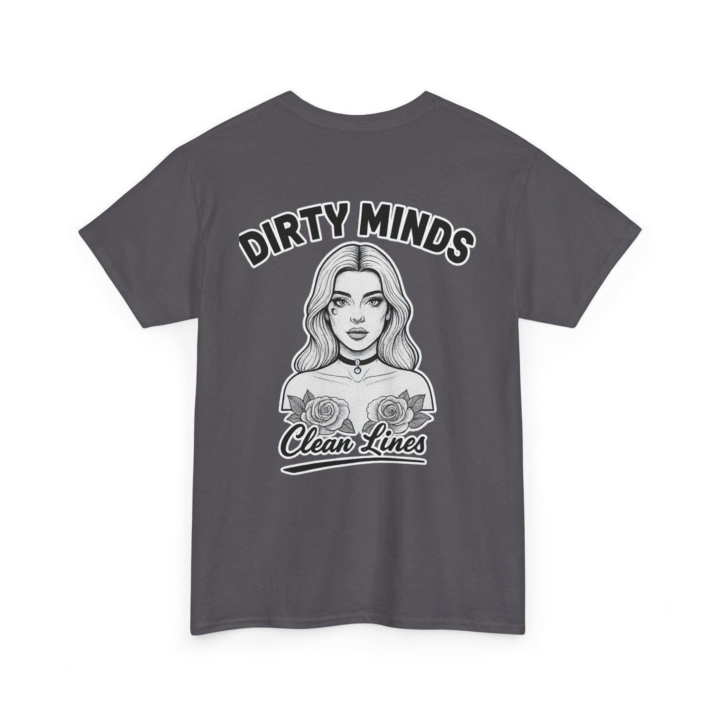 ‘Dirty Minds Clean Lines’ T-Shirt - Deadcorative Graphic Tee
