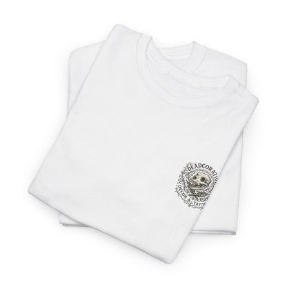 DeadCorative Logo Tee — “Deadcorative Decor & Tattoo” Graphic T-Shirt