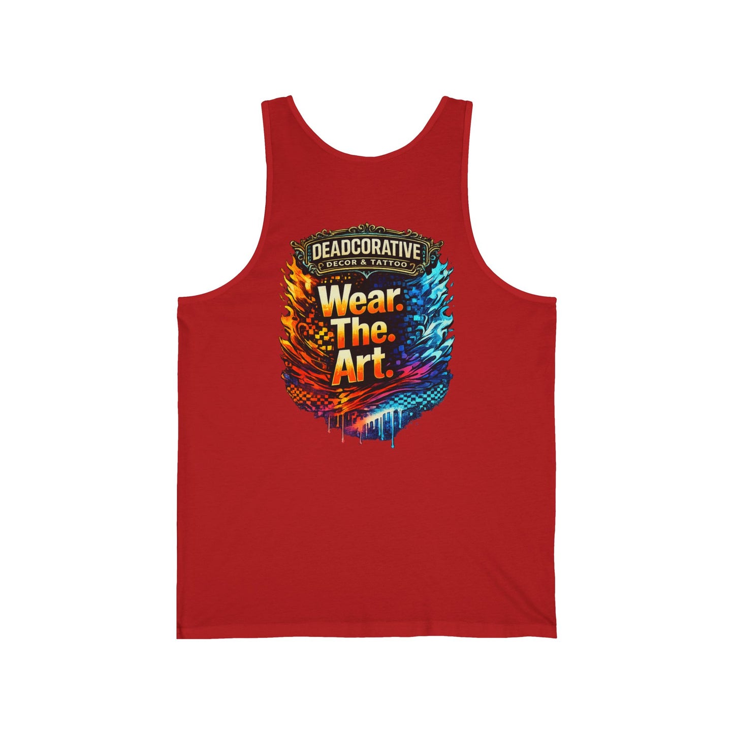 ‘Wear. The. Art.’ Tank Top — Deadcorative Graphic Tank Top