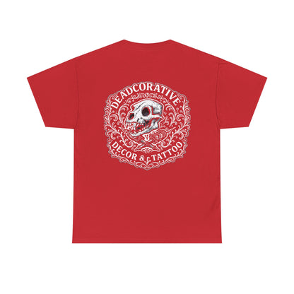 DeadCorative Logo Tee — “Deadcorative Decor & Tattoo” Graphic T-Shirt