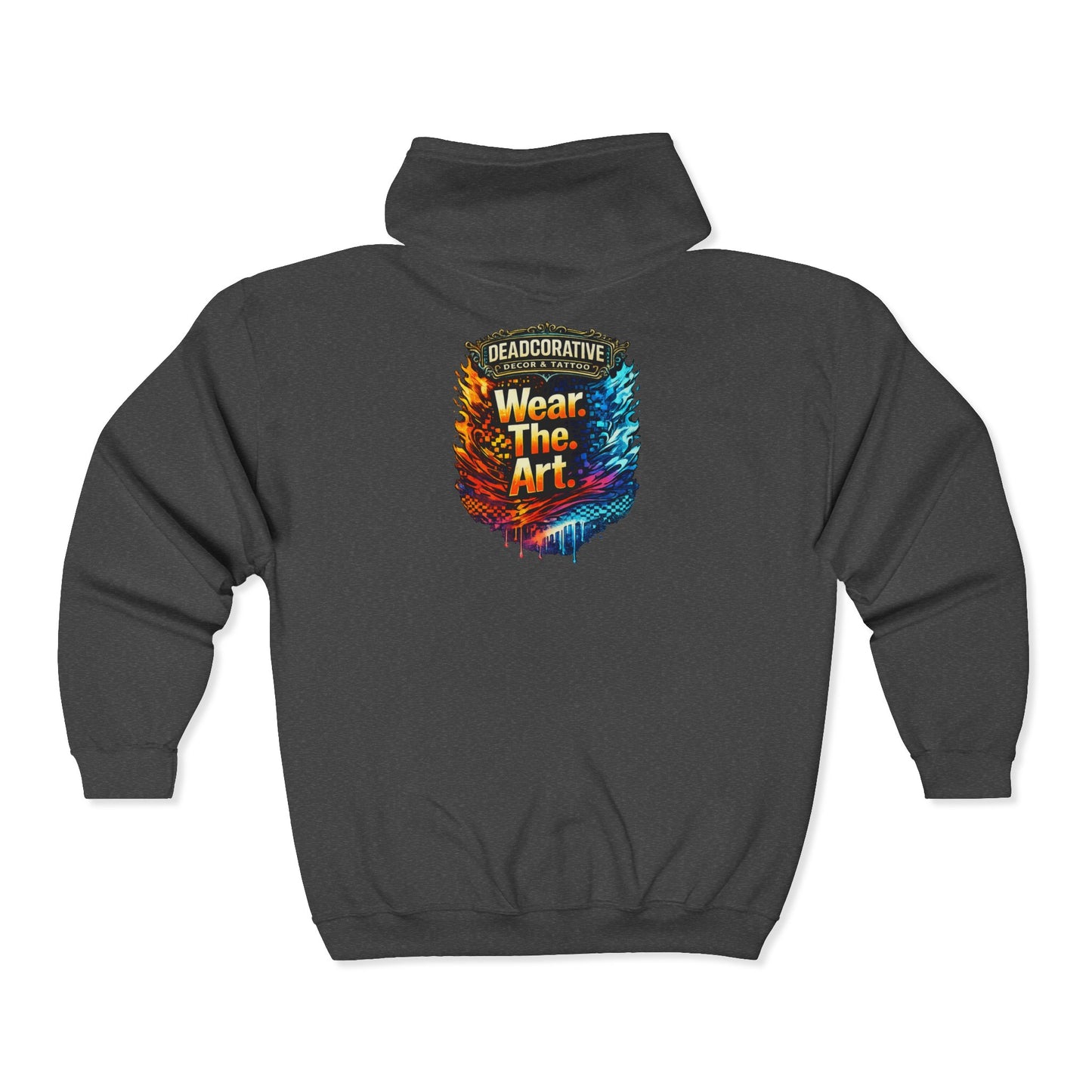 ‘Wear. The. Art.’ Full-Zip Jacket — Deadcorative Graphic Jacket