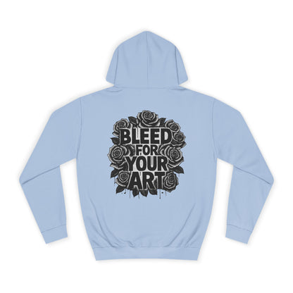 Bleed For Your Art Hoodie — Deadcorative Graphic Pullover Hoodie