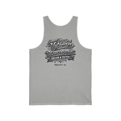 'Support Your Local Veteran' Graphic Tank Top — Deadcorative Graphic Tank Top