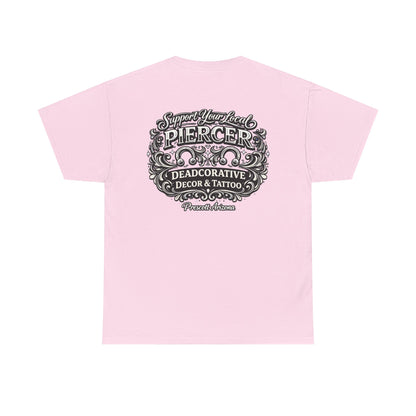 'Support Your Local Piercer' Graphic T‑Shirt — Deadcorative graphic T-Shirt