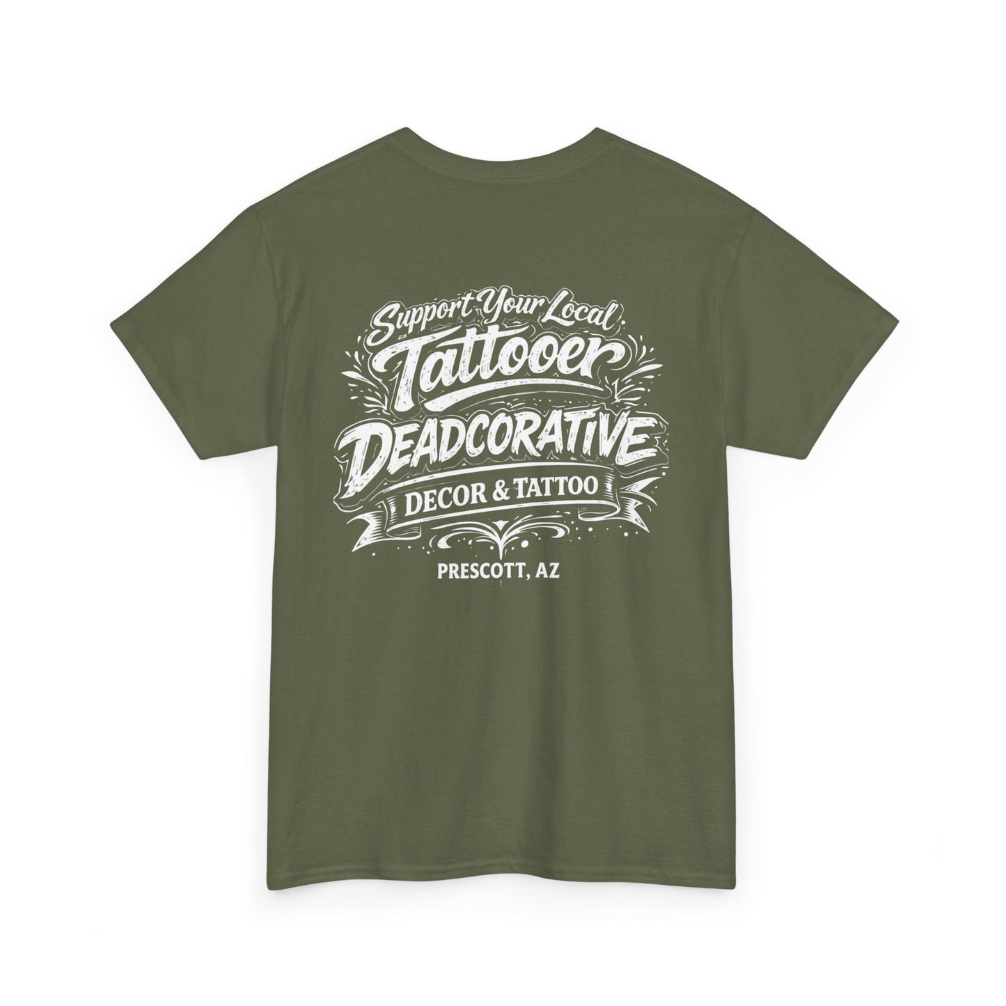 'Support Your Local Tattooer' Graphic Tee — Deadcorative Graphic T-Shirt