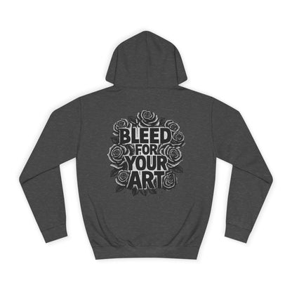 Bleed For Your Art Hoodie — Deadcorative Graphic Pullover Hoodie