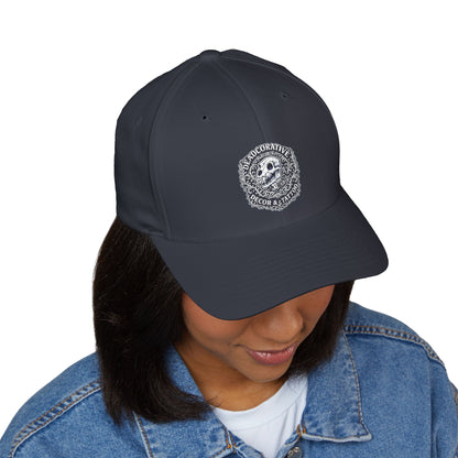 Embroidered Skull Coin Cap — Vintage Pirate Skull Embroidery Baseball Hat