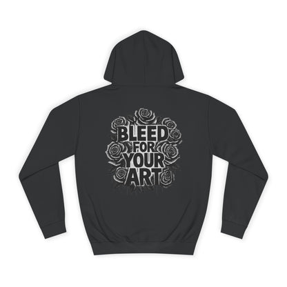 Bleed For Your Art Hoodie — Deadcorative Graphic Pullover Hoodie