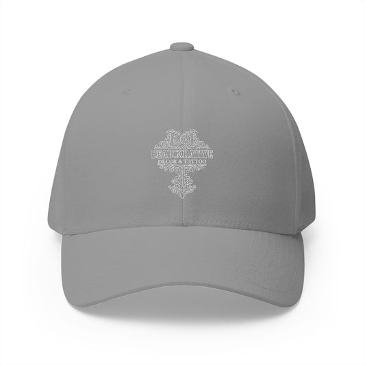 Deadcorative Embroidered Logo Cap — Structured Closed-Back Baseball Hat