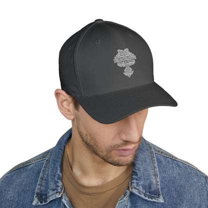 Deadcorative Embroidered Logo Cap — Structured Closed-Back Baseball Hat