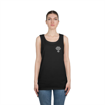 Deadcorative Logo Tank Top — "Deadcorative Decor & Tattoo" Chest & Back Print