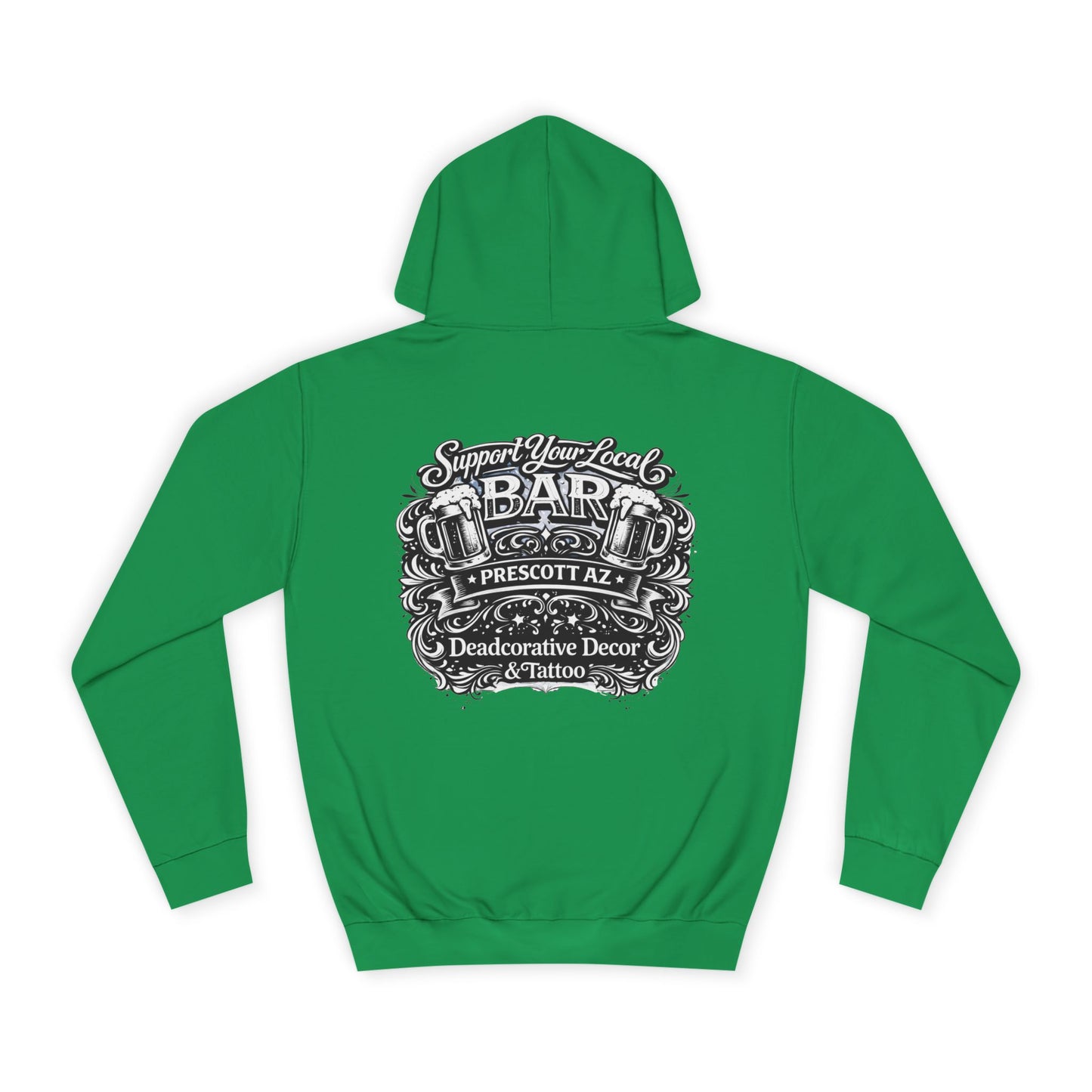 'Support Your Local Bar' Graphic — Deadcorative Graphic Pullover Hoodie