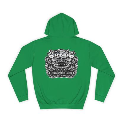 'Support Your Local Bar' Graphic — Deadcorative Graphic Pullover Hoodie