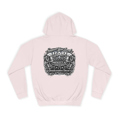 'Support Your Local Bar' Graphic — Deadcorative Graphic Pullover Hoodie