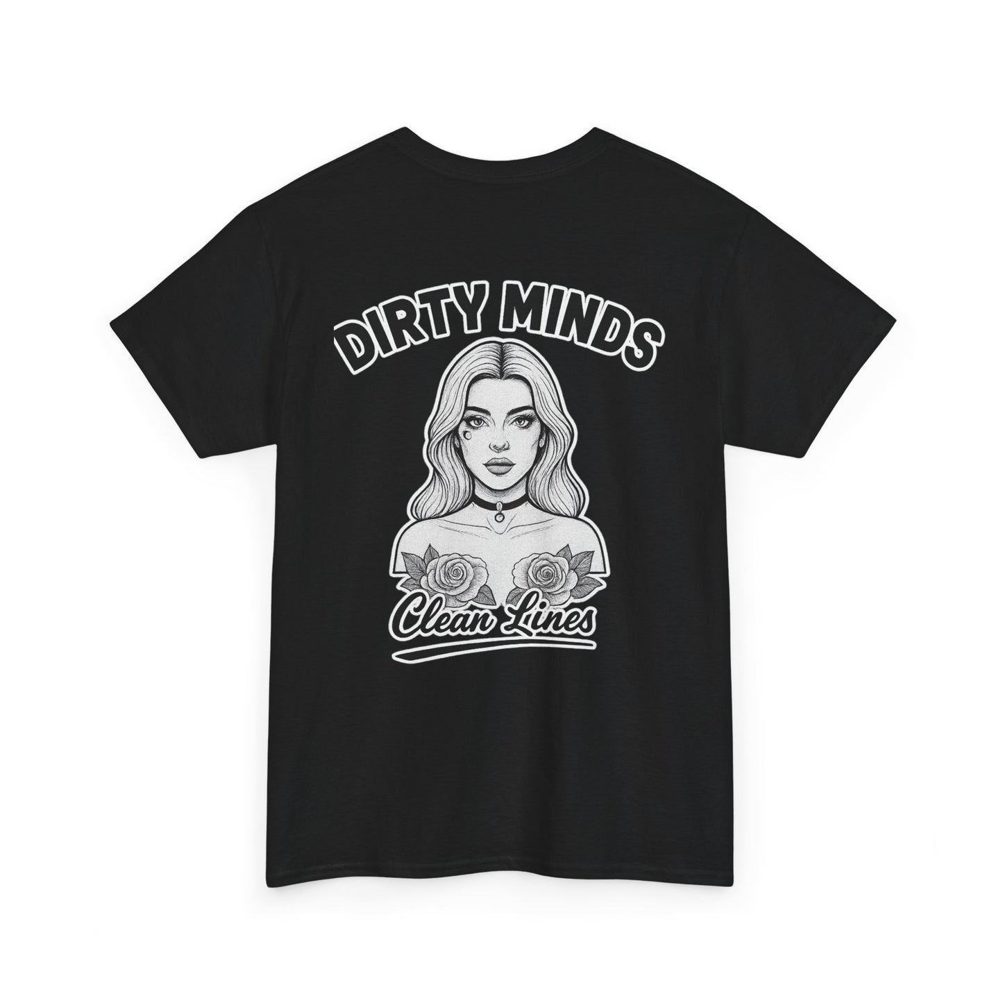 ‘Dirty Minds Clean Lines’ T-Shirt - Deadcorative Graphic Tee